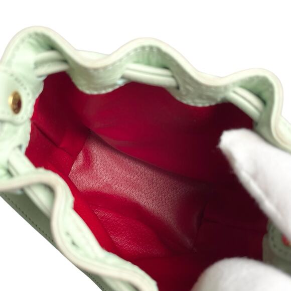 Authentic CELINE Cross Body Bucket Suede Drawstring Bag Purse - Picture 7 of 11